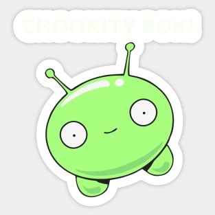 Final Space Mooncake Chookity Pok - Funny Sticker